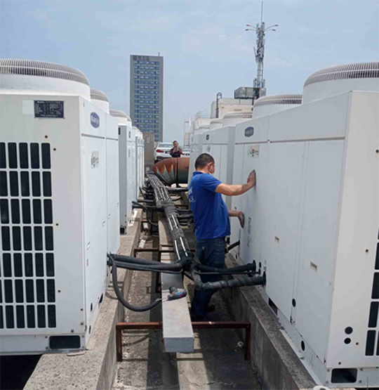 科尔沁右翼前中央空调制热和不制冷系统维修方法